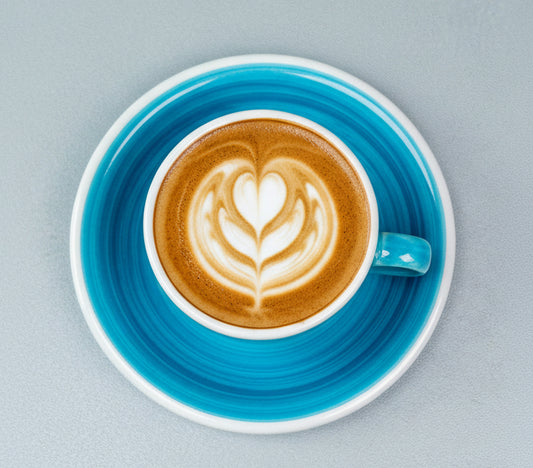 Espresso Tasse mit Untertasse "Azur" (Tasse Ø: 6,5 cm Ø Untertasse: 12 cm)