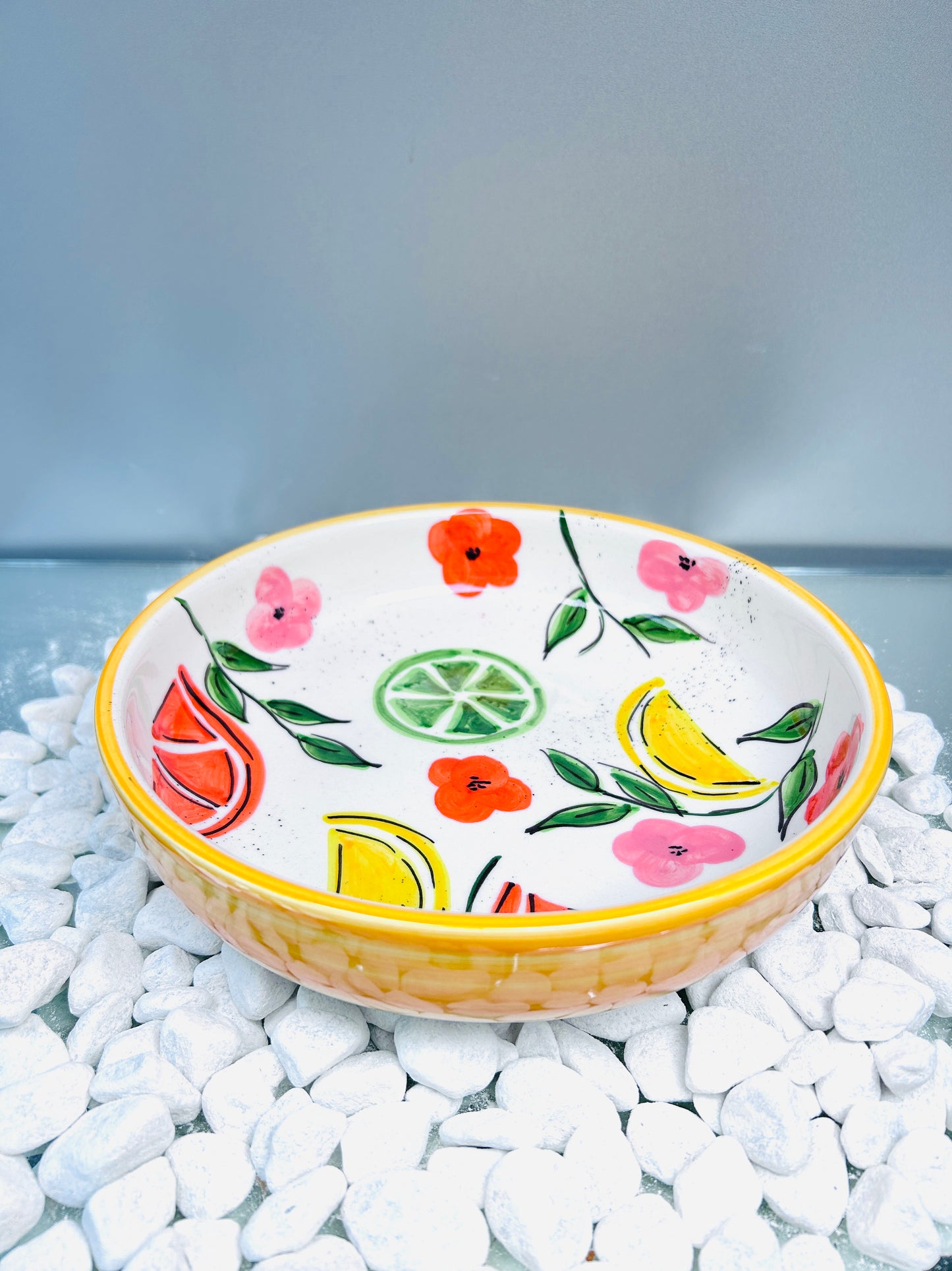 Schale "Früchtchen - Zitrusfrüchte" (Ø 23 cm, 6 cm Höhe)