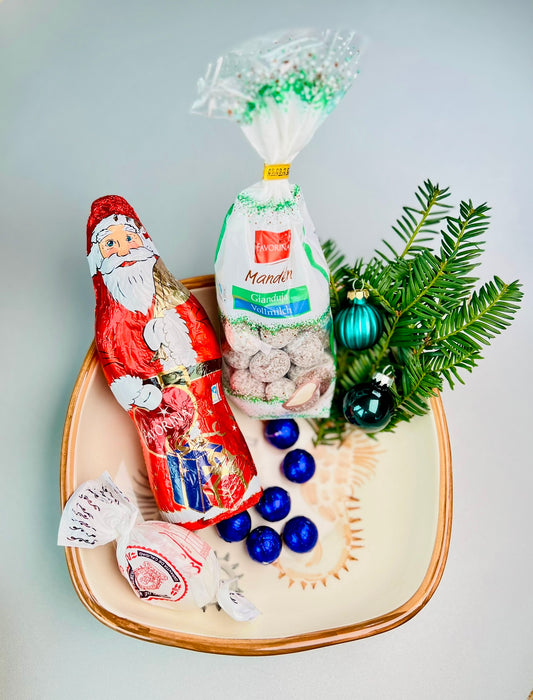 Tiefe quadratische Schale Seepferdchen "Perla & Silas“ (23 x 23 x 5 cm)