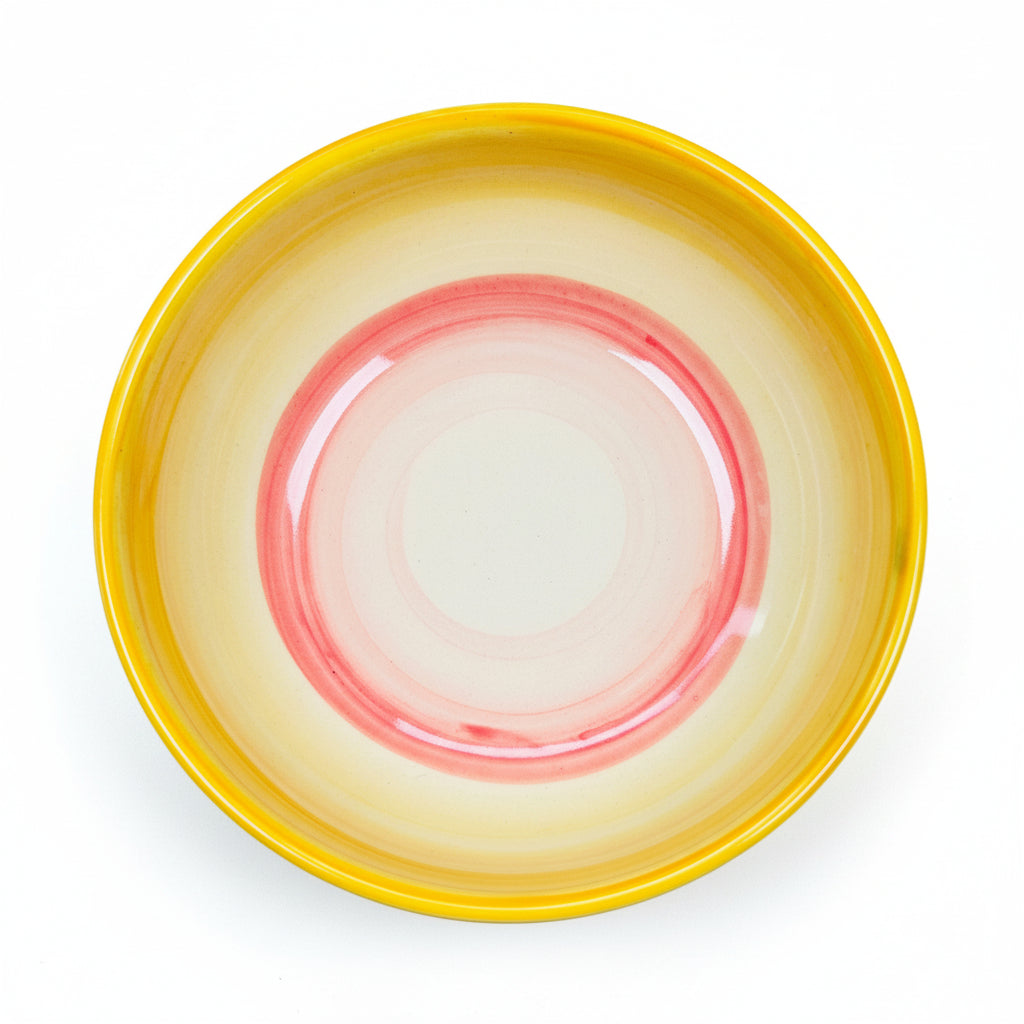 Schale „Farbenmix“ orange rosé weiß (Ø 15 cm Höhe: 6 cm)