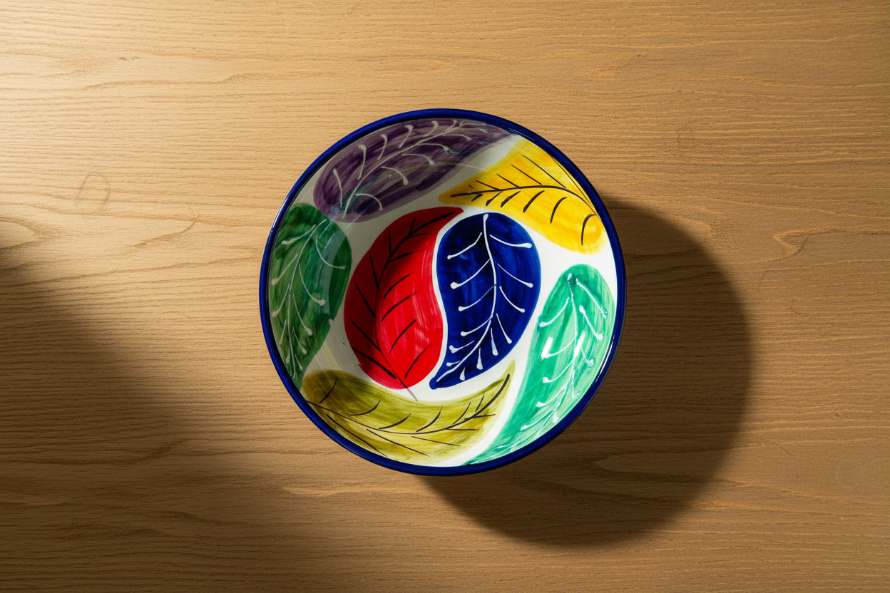 Schale/Schüssel "Blätter Spaniens" (Ø 26 cm Höhe: 10 cm)
