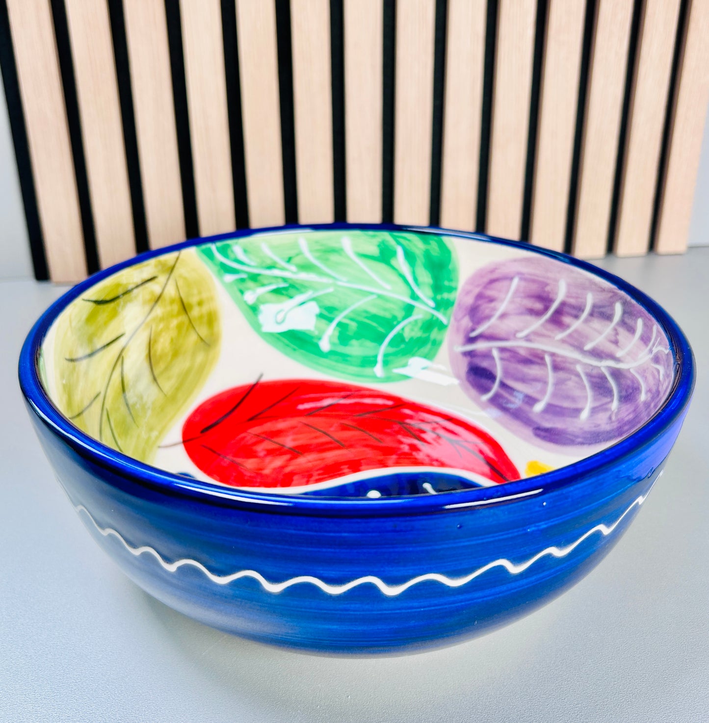 Schale/Schüssel "Blätter Spaniens" (Ø 16,5 cm Höhe: 10cm)