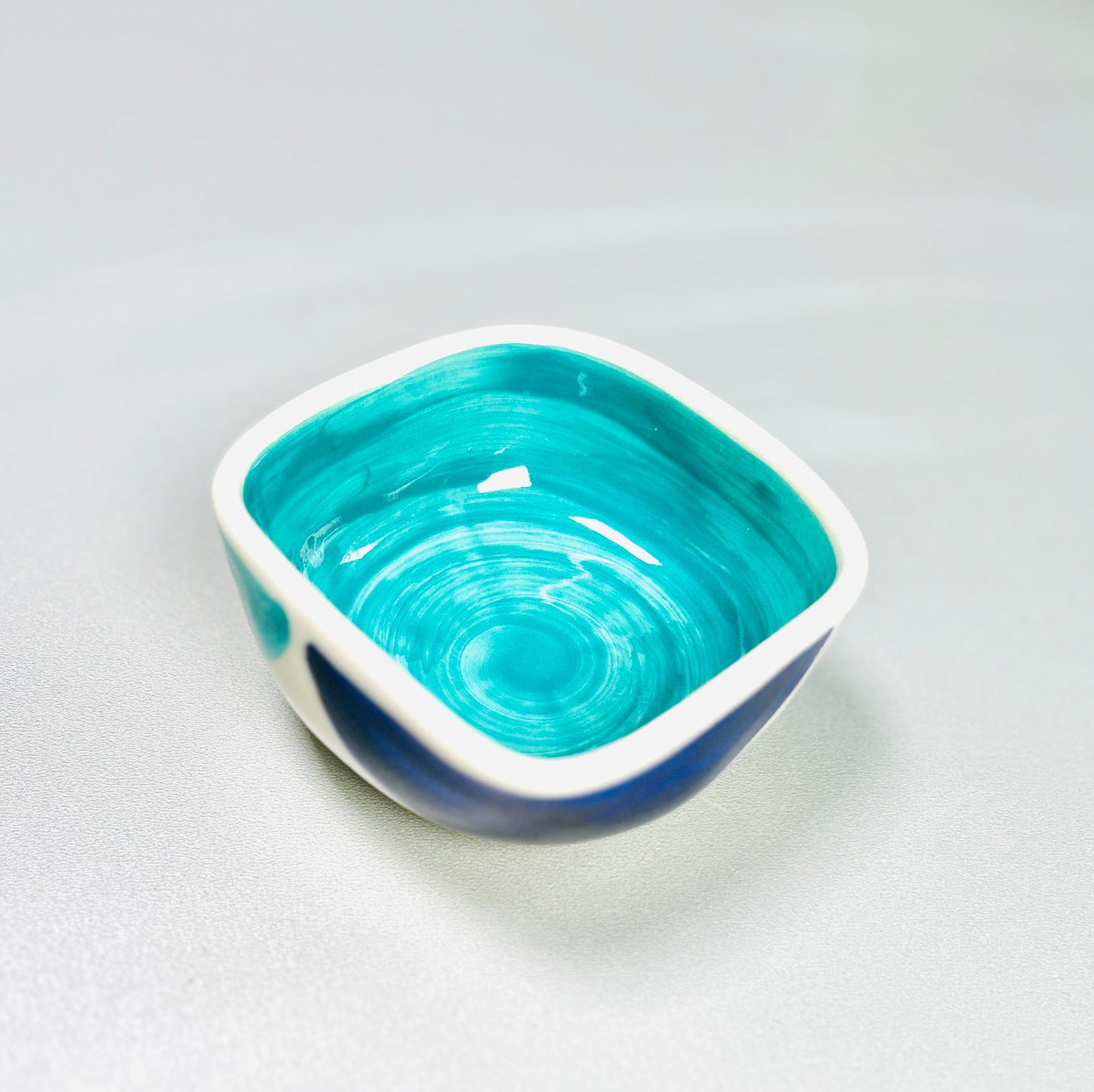 Snackschale "Azur" (Länge: 10 cm Breite: 10 cm Höhe: 5 cm)