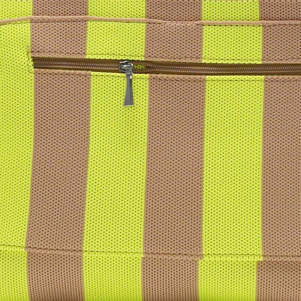 Tasche Kaat beige - neongelb