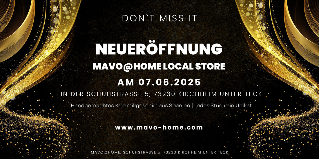 Neueröffnung: mavo@home – Mediterrane Keramik zieht in die Nachbarschaft