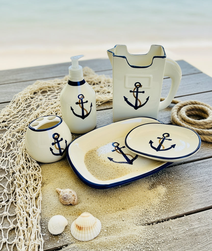 „Coastal Living Badsets" -  Badezimmer-Artikel