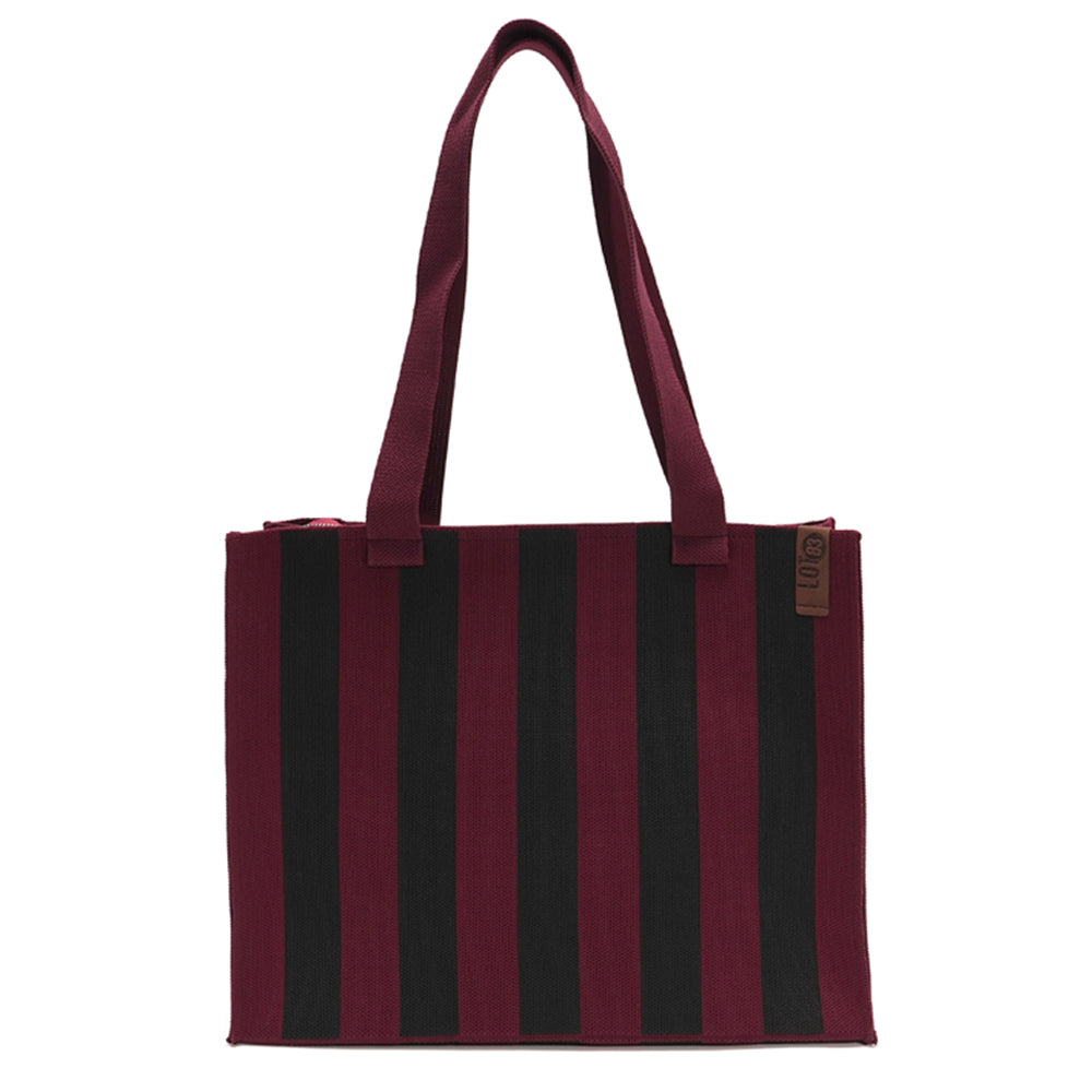Tasche Femke weinrot-schwarz