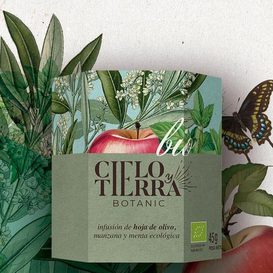 Cielo y tierra – Olivenblatttee mit Apfel & Minze