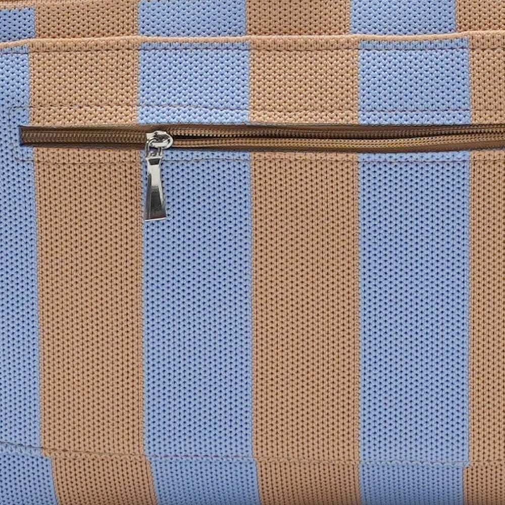 Tasche Kaat beige - hellblau