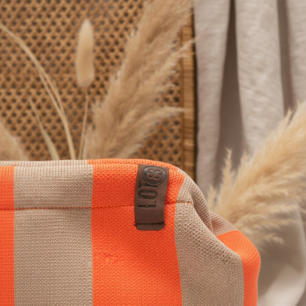 Tasche Emma beige - neonorange