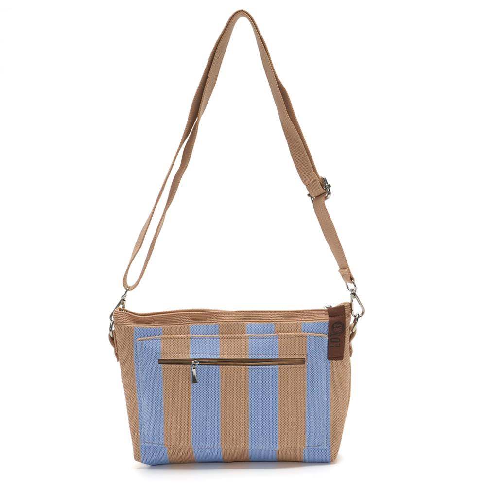 Tasche Kaat beige - hellblau