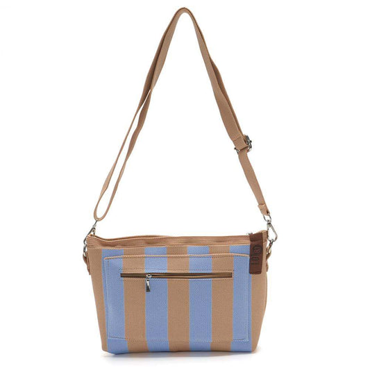 Tasche Kaat beige - hellblau
