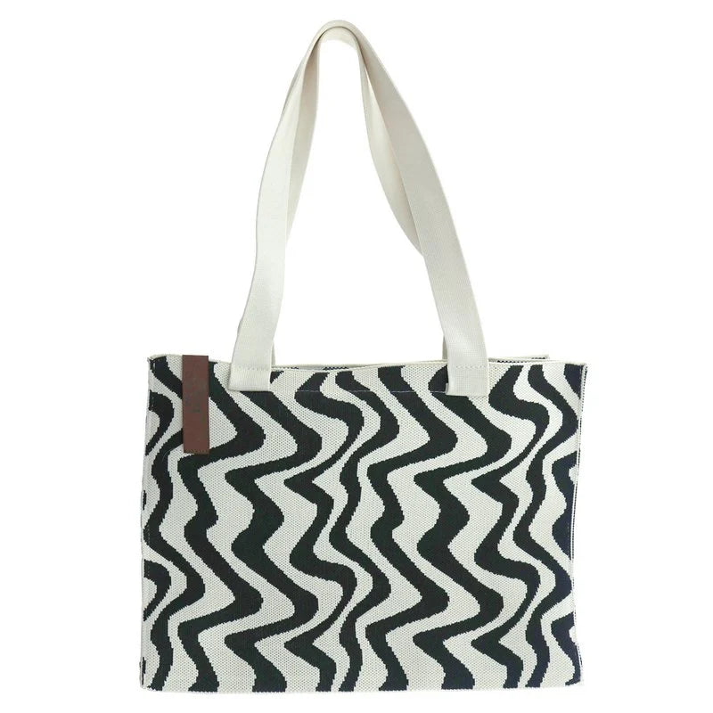 Tasche Femke beige-schwarz