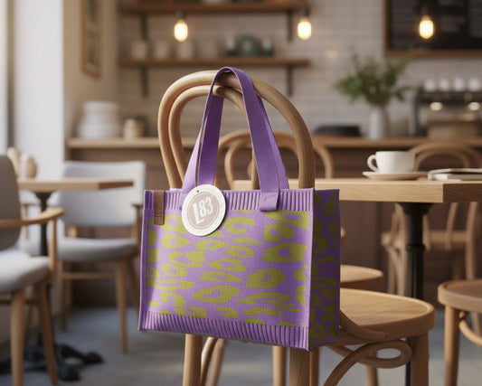 Tasche Femke lila - hellgrün