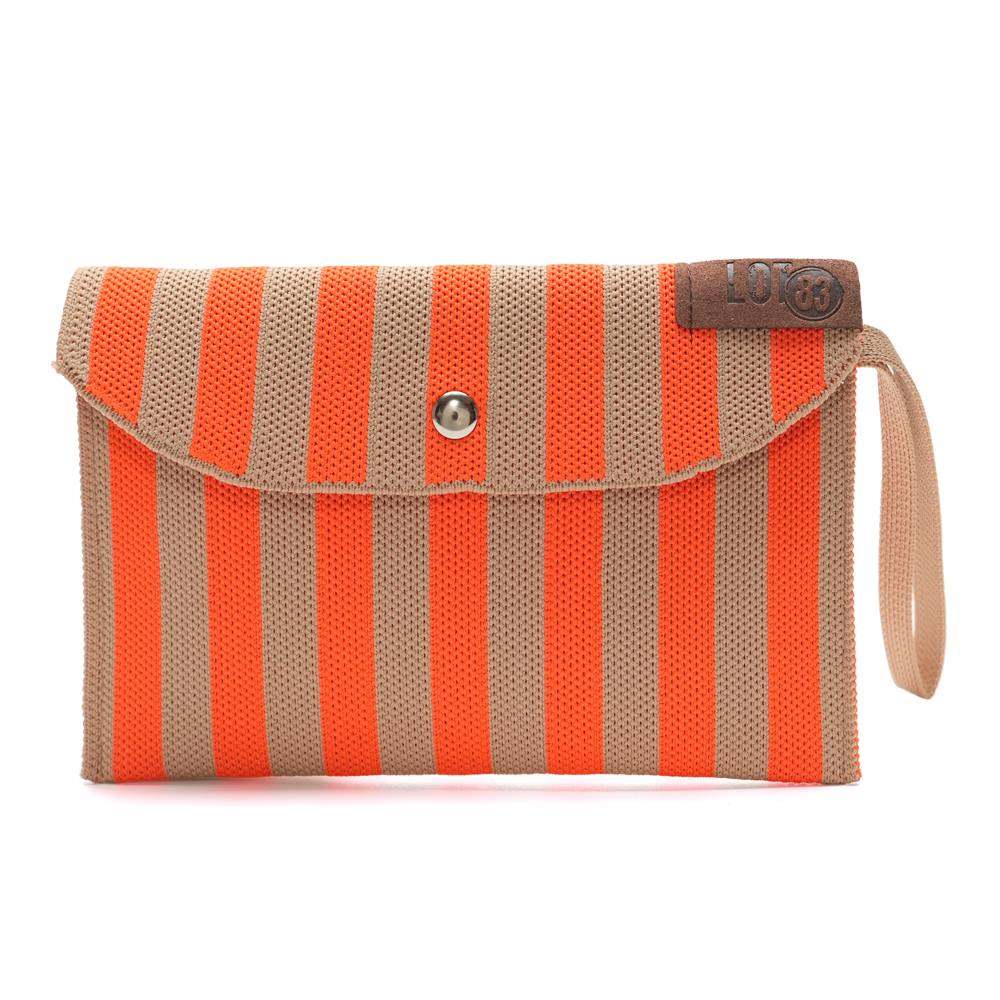 Geldbörse Amber beige - neonorange