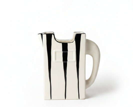 Karaffe "Schwarz & Weiß" (Höhe: 18 cm x Breite: 16 cm)
