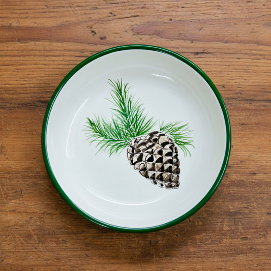 Schale "Tannenzapfen" (Ø 18 cm Höhe: 5 cm)