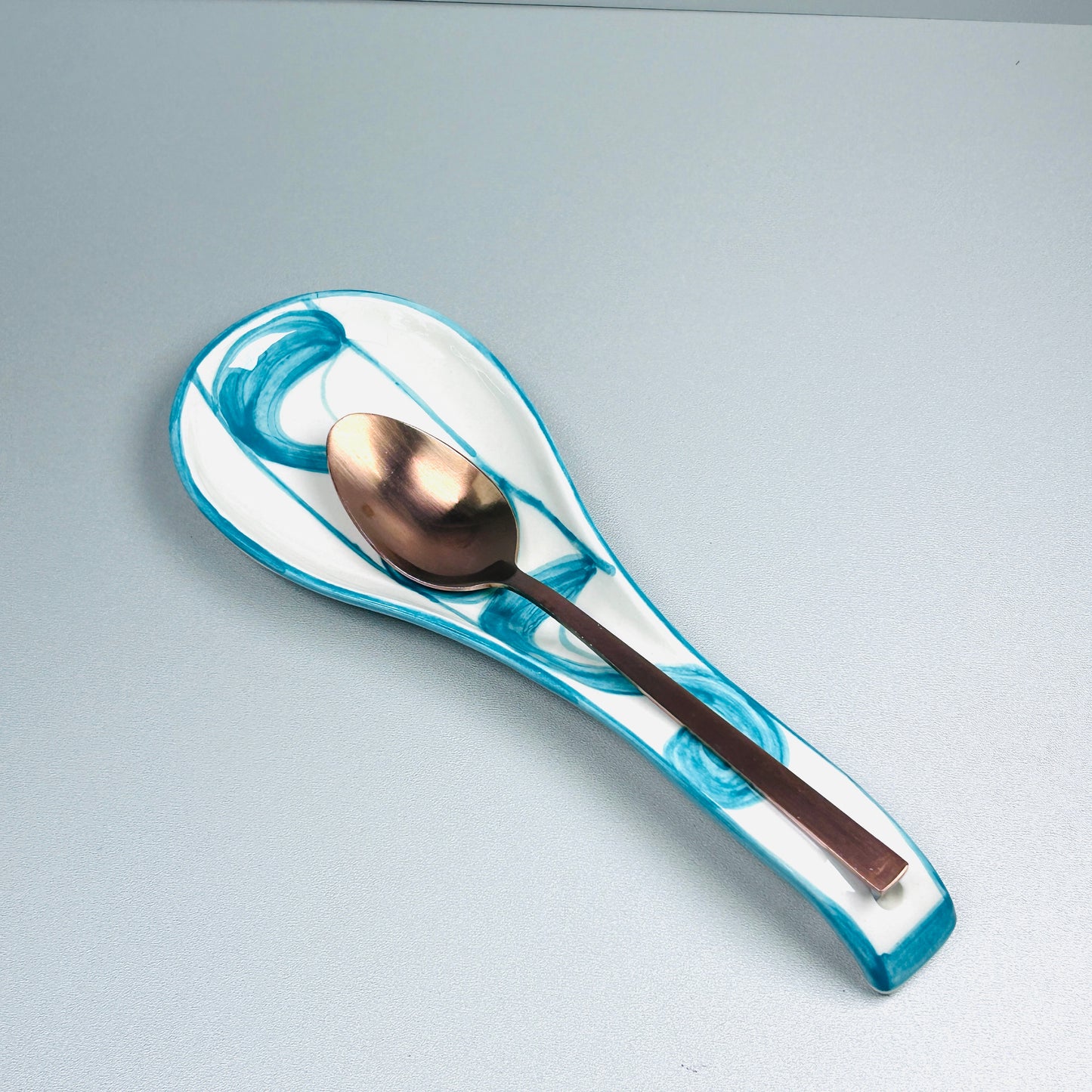 Keramiklöffelablage "Träume von Sevilla" (27 x 10 cm)