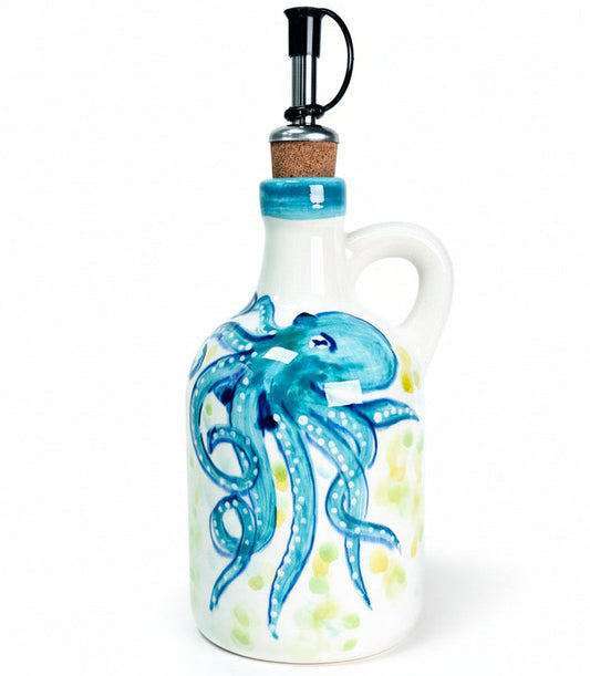 Ölflasche "Paulchen die Krake" ( 15 x 8 cm)