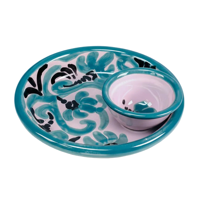 Schale mit integrierter Dip-Schale „Florentina“ (Ø 15 cm, Höhe: 5 cm)