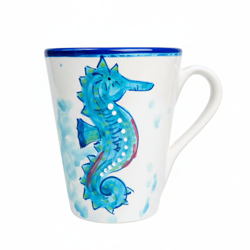 Kaffeetasse – Kollektion „Mike das Seepferdchen“, Höhe 11,5 cm, Ø 10 cm