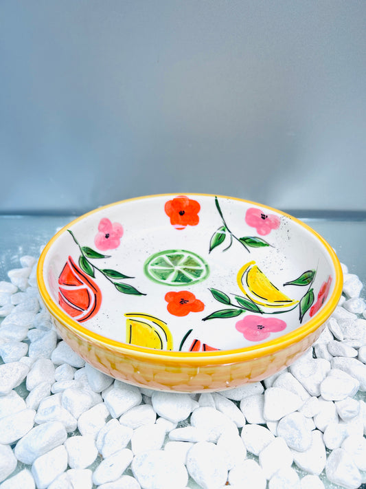Schale "Früchtchen - Zitrusfrüchte" (Ø 23 cm, 6 cm Höhe)