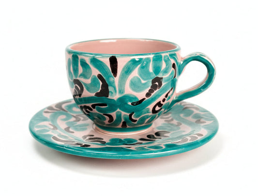 Tasse mit Untertasse "Florentina" (Ø Untertasse: 19 cm  Ø Tasse: 9 cm) (