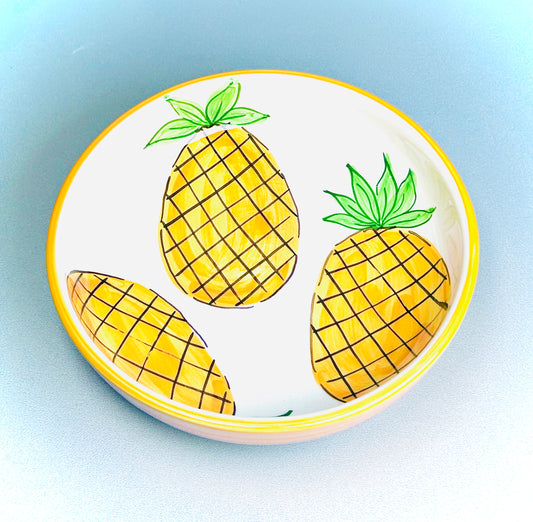 Schale "Früchtchen - Ananas" (Ø 23 cm, 6 cm Höhe)