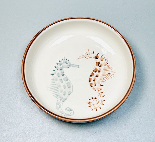 Schale Seepferdchen „Perla & Silas“ (Ø 23 cm, Höhe: 6 cm)