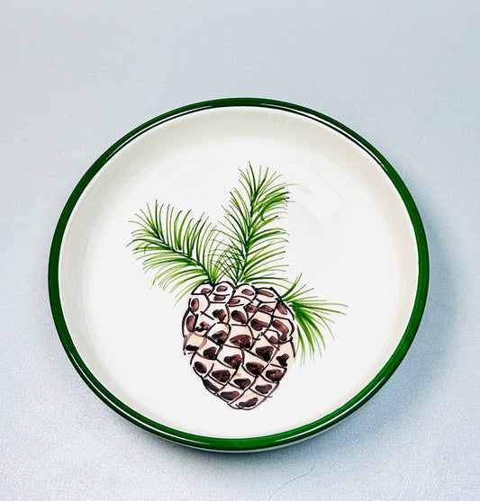 Schale "Tannenzapfen" (Ø 18 cm Höhe: 5 cm)