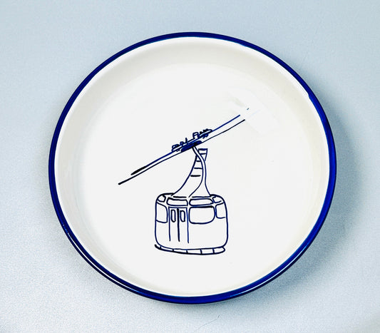 Schale "Berggondel" (Ø 23 cm, 6 cm Höhe)