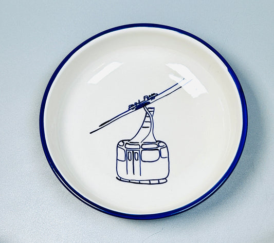 Schale "Berggondel"(Ø 18 cm Höhe: 5 cm )