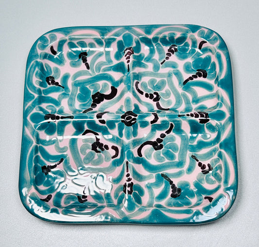 Vorspeisenteller quadratisch "Florentina" ( 25 x 25 cm)