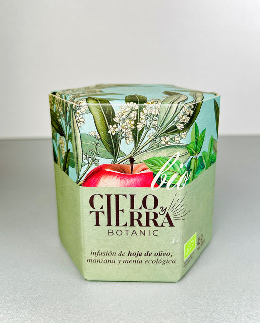 Cielo y tierra – Olivenblatttee mit Apfel & Minze