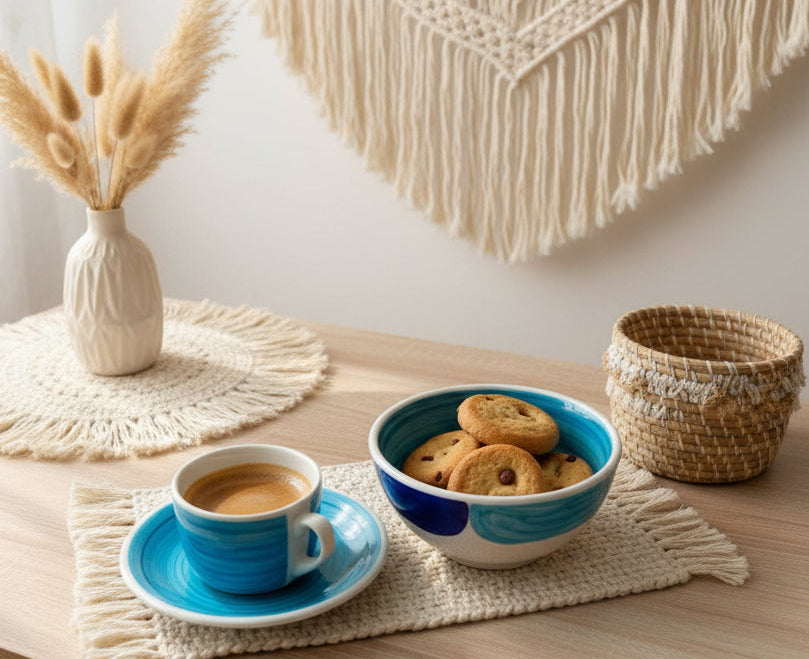 Snackschale "Azur" (Länge: 10 cm  Breite: 10 cm  Höhe: 5 cm)