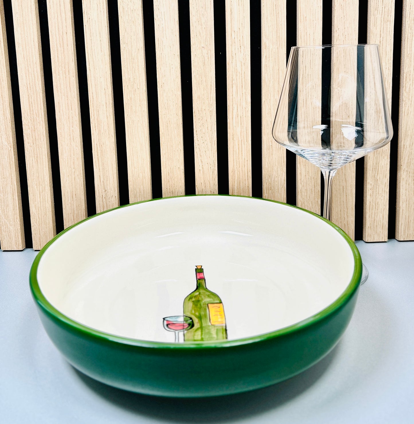Schale "Weinfreude" (Ø27 cm, Höhe: 7 cm)