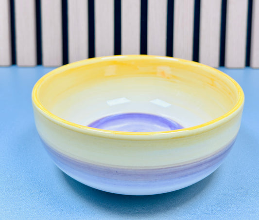 Schale „Farbenmix“ gelb/lila (Ø 15 cm Höhe: 6 cm)