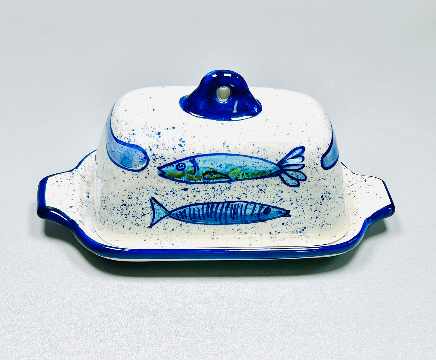 Butterdose "Sardinen" (Länge: 19,5 cm Breite: 13,5 cm Höhe: 11 cm)