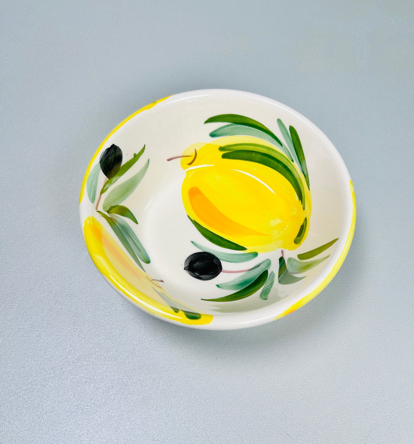 Schale rund "Früchtchen – Limonen" (Ø 15 cm Höhe: 5 cm)