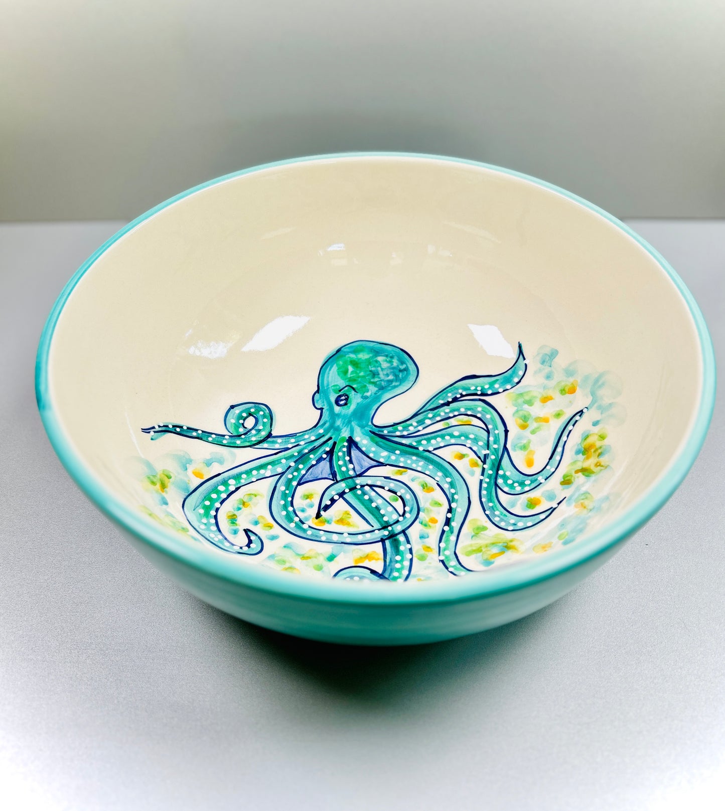 Schale "Paulchen die Krake" (Ø32cm Höhe: 13cm)