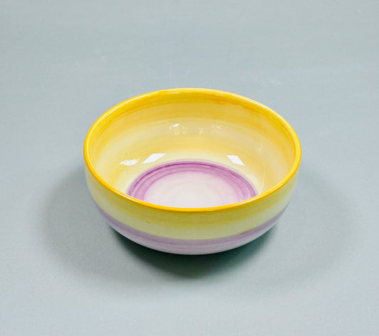Schale „Farbenmix“ gelb/lila (Ø 15 cm Höhe: 6 cm)