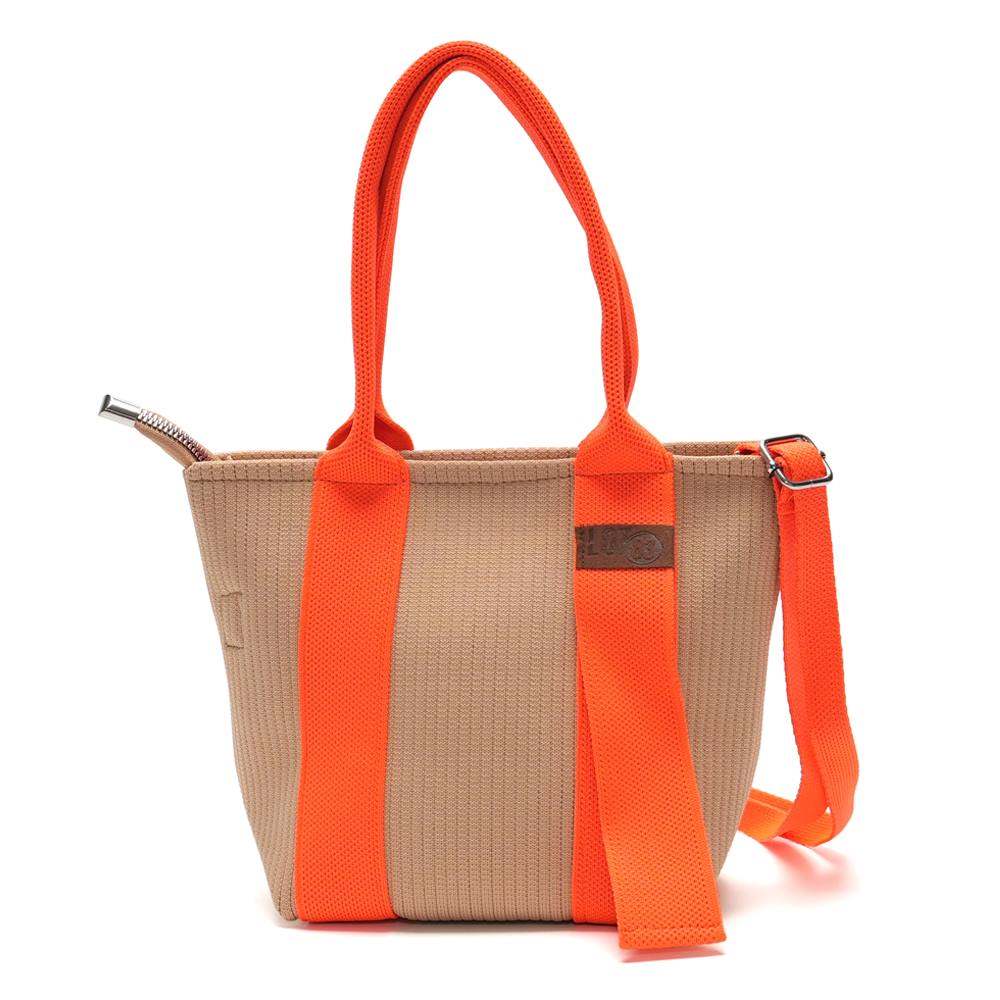 Tasche Mara Mini beige - neonorange