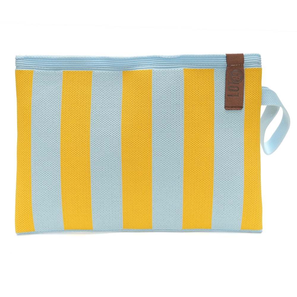 Tasche BIllie - hellblau - gelb