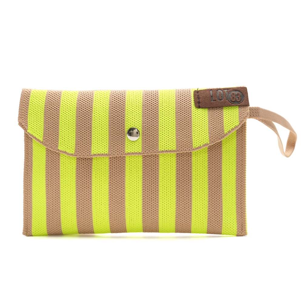 Geldbörse Amber beige - neongelb