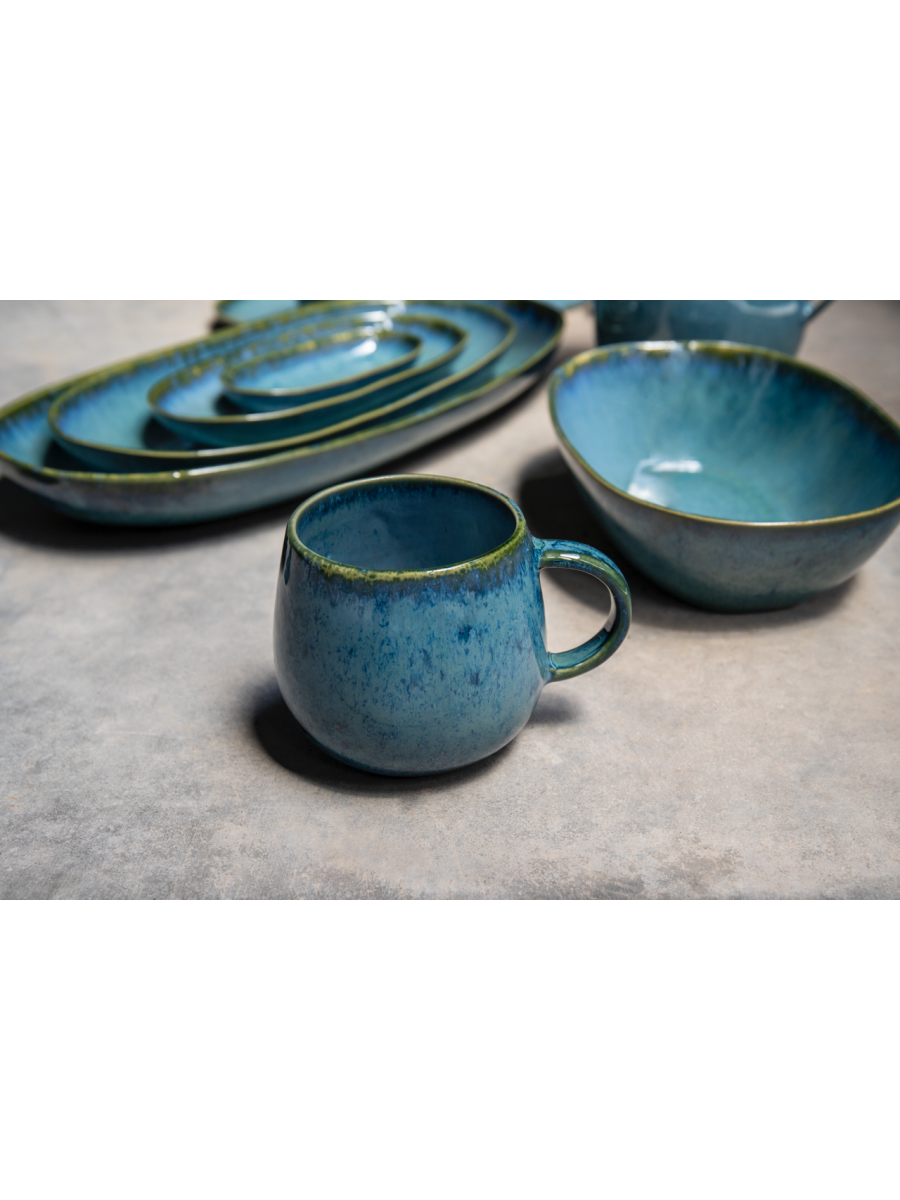 Tasse Ø 9,5 x 12,5 x H 9 cm "Amazonia green"