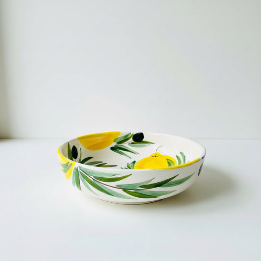 Schale "Zitronen" (Ø 23 cm, 6 cm Höhe)