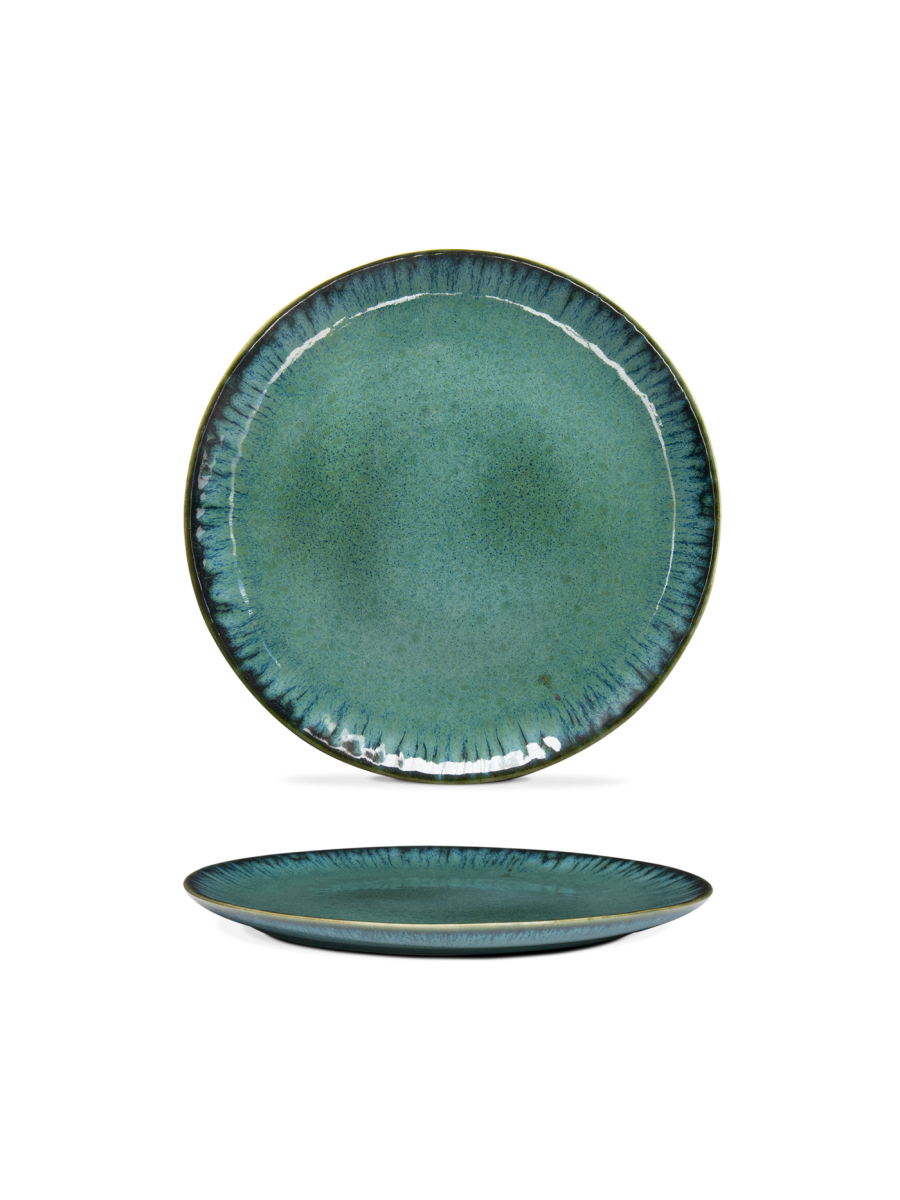 Vesperteller Ø 21 x 1,9 cm "Amazonia green"