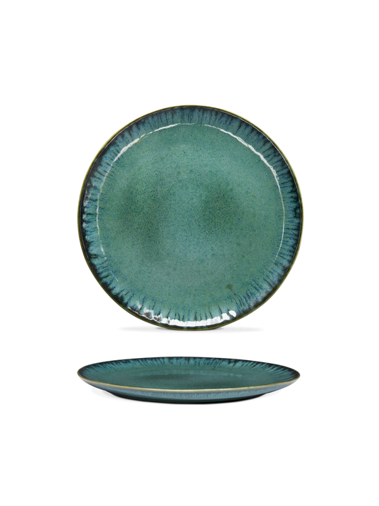 Vesperteller Ø 21 x 1,9 cm "Amazonia green"