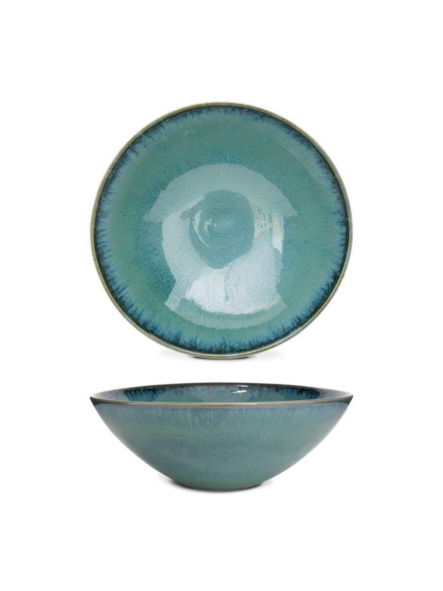 Salatschüssel 26,5 cm Durchmesser Ø 26,5 x 9,5 cm "Amazonia green"