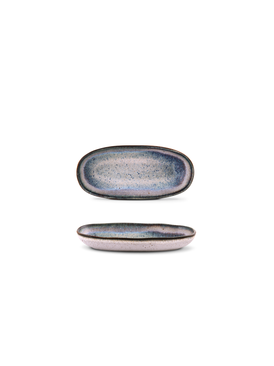 Ovale Servierplatte mini 15,5 x 7 x 2,5 cm "Sail"
